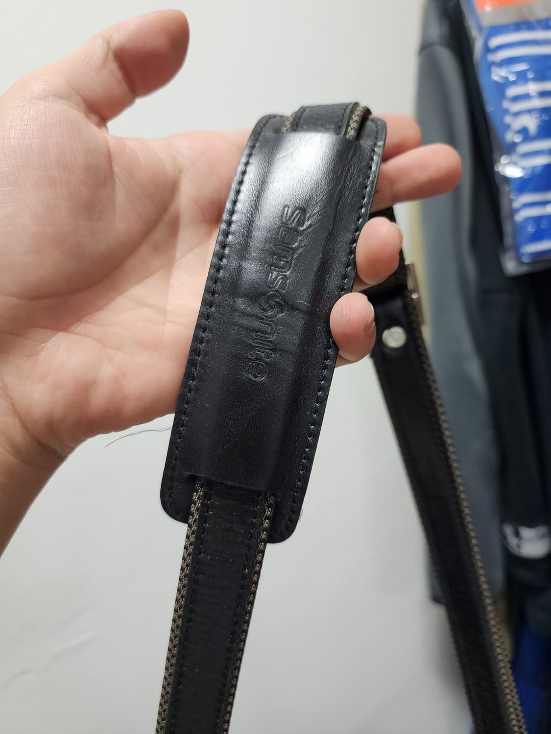 샘소나이트 빈티지 잔체크 서류가방  상품이미지7