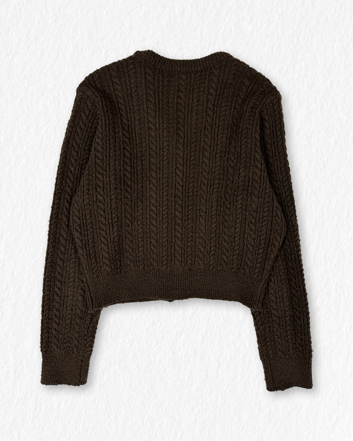 비바글램 브라운 니트 가디건 상품이미지2