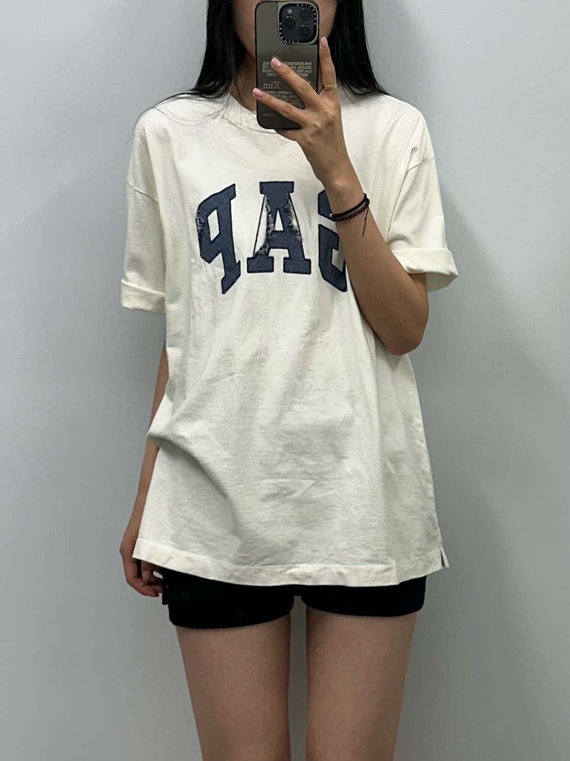 Gap 갭 화이트 반팔 티셔츠 상품이미지1