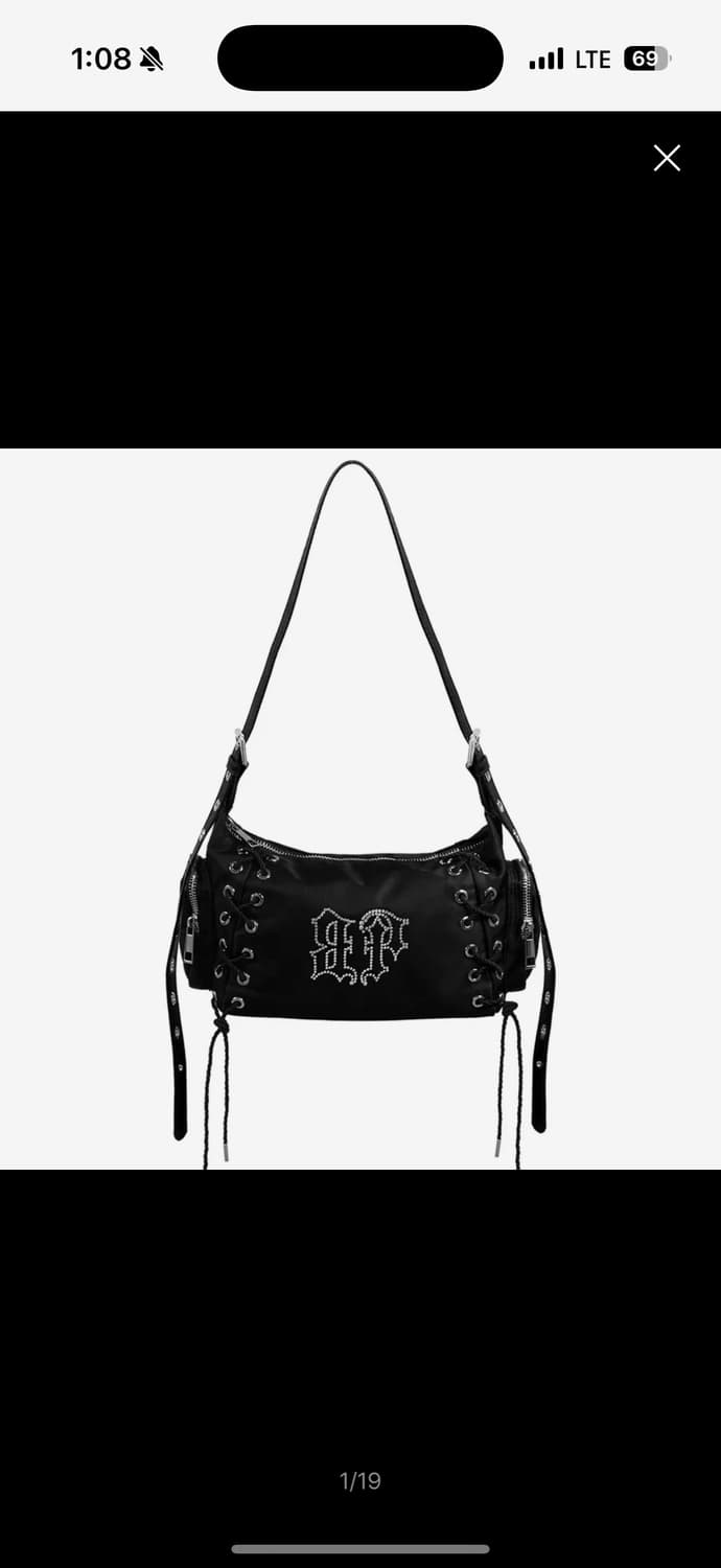 블랙퍼플 글로우코르셋백 블랙 상품이미지1