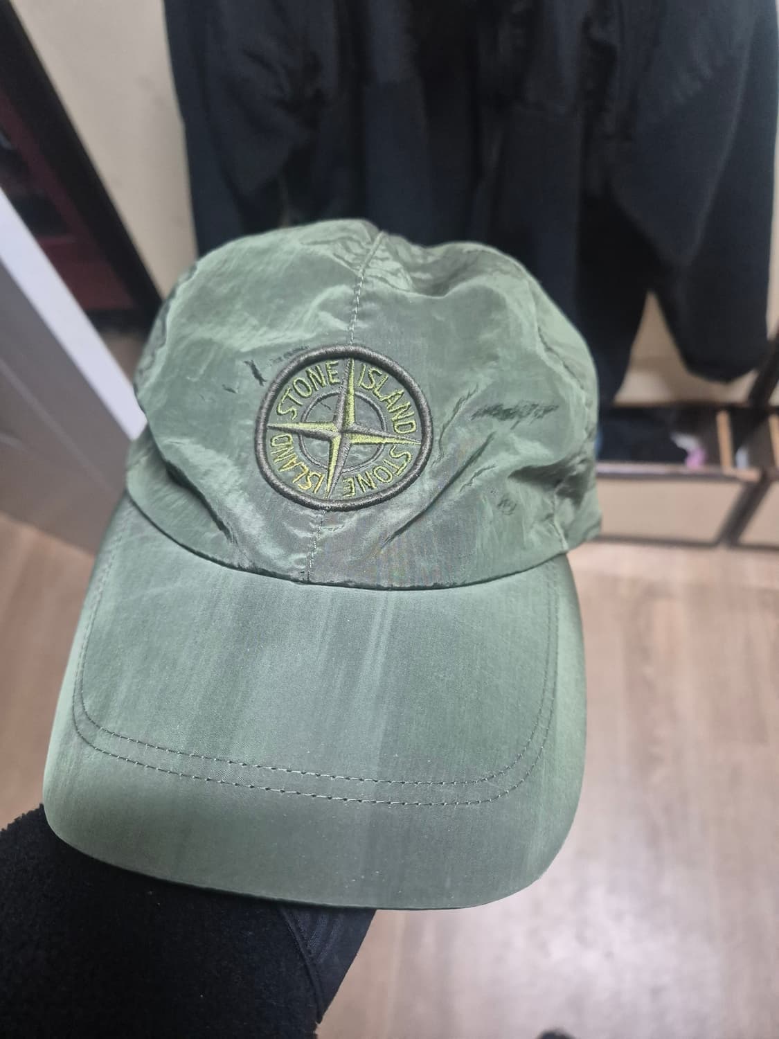 [XL] 21SS 스톤아일랜드 나일론 볼캡 카키 초록 그린 녹색스톤아일랜 상품이미지1