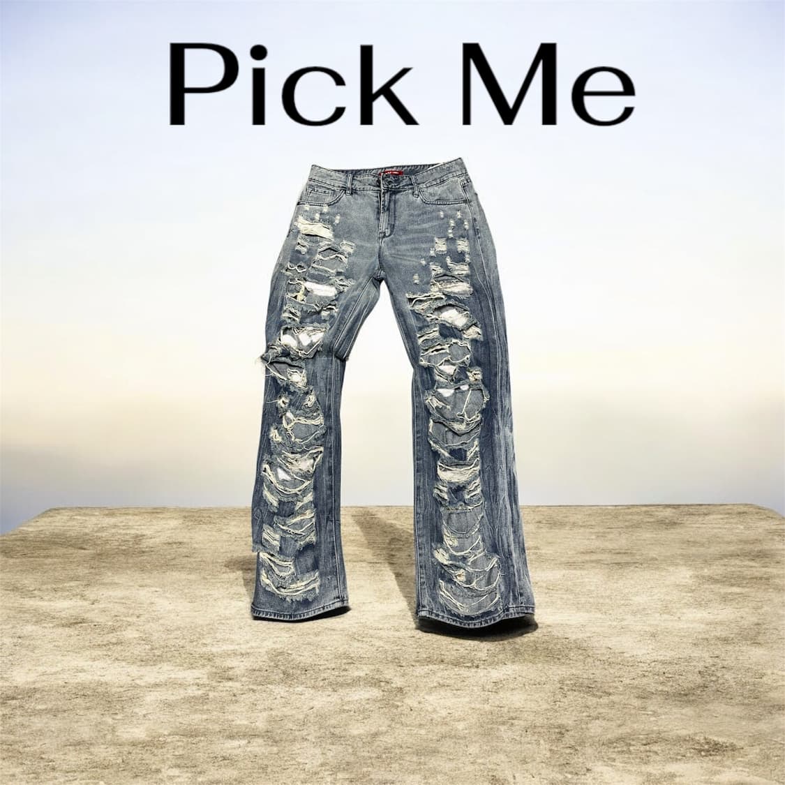 스모크라이즈_빈티지 바지 상품이미지1