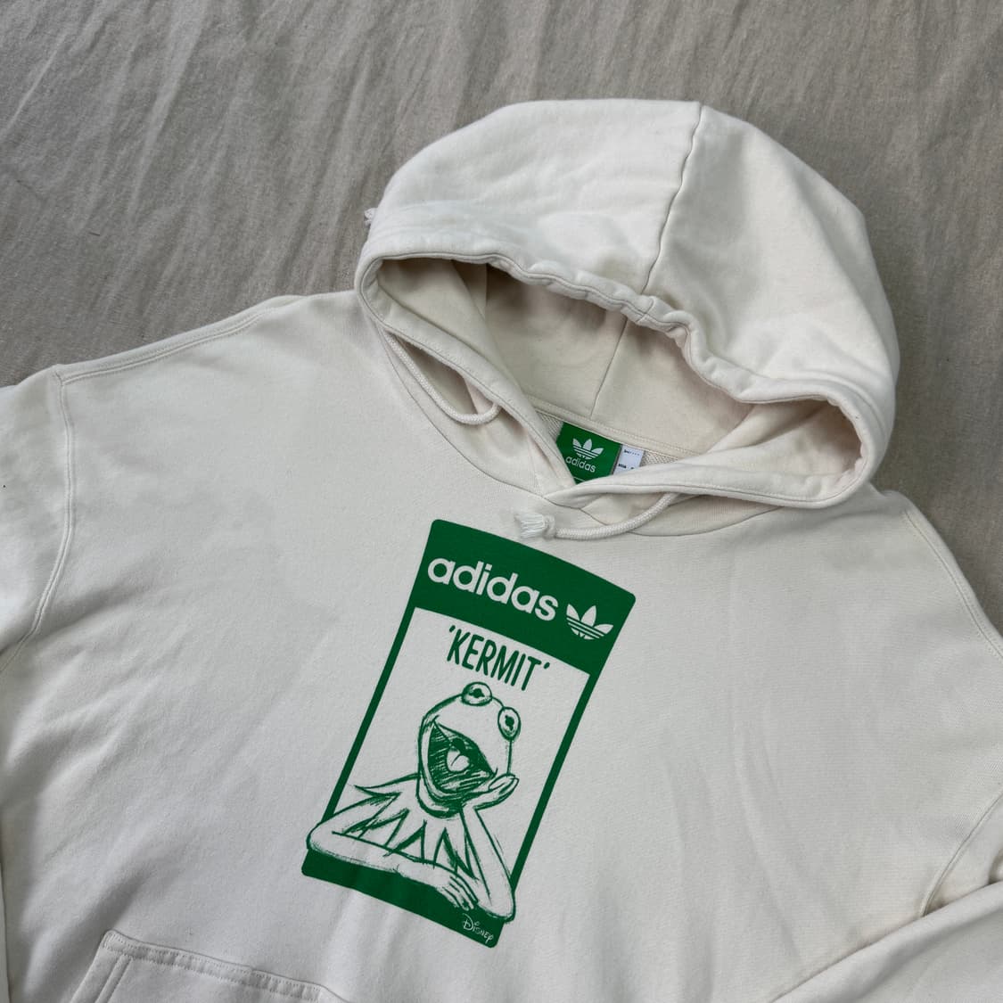 아디다스 디즈니 커밋 크림 후드 2XL 상품이미지1