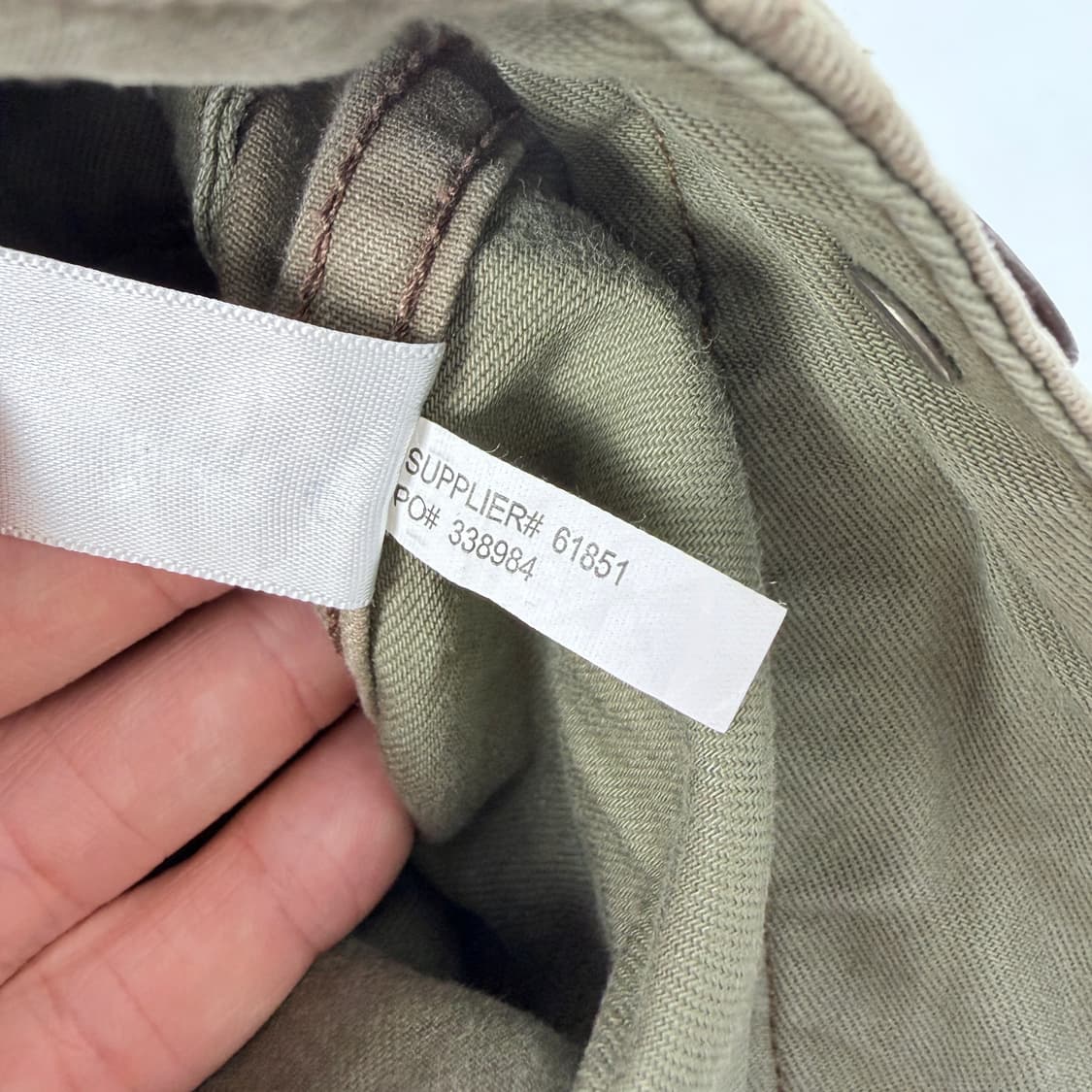 RRL 더블알엘 캔버스 유틸리티 포켓 팬츠 상품이미지5