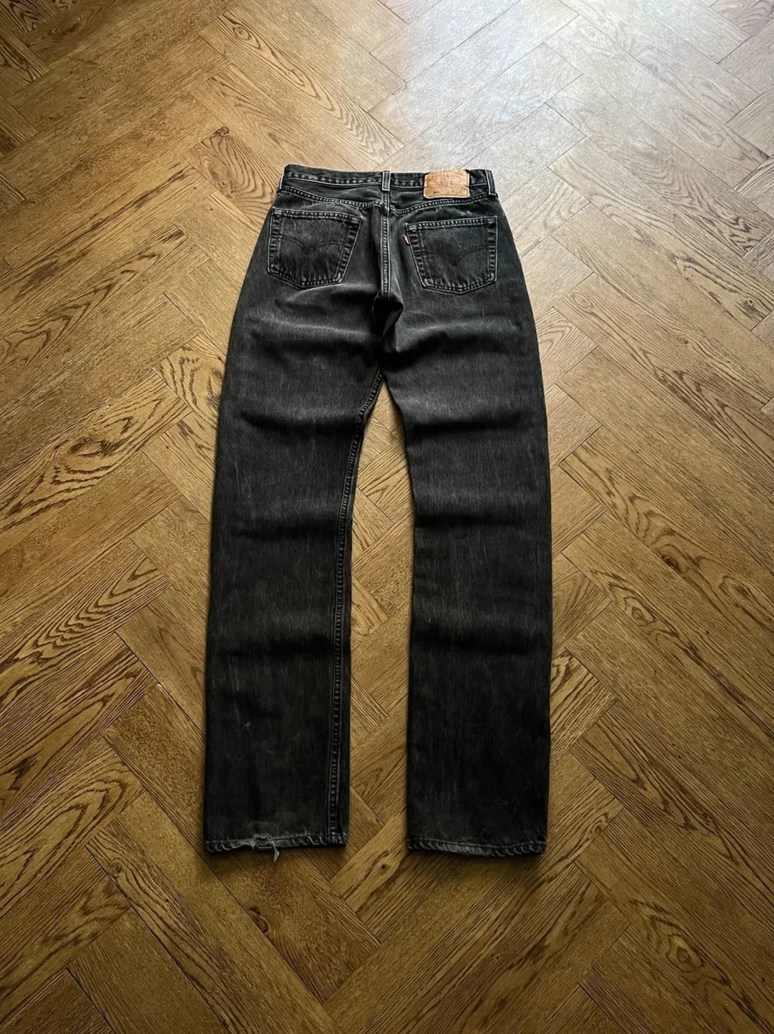 [30]90's 리바이스 501 Made in USA 흑청 데님팬츠 S6 상품이미지1