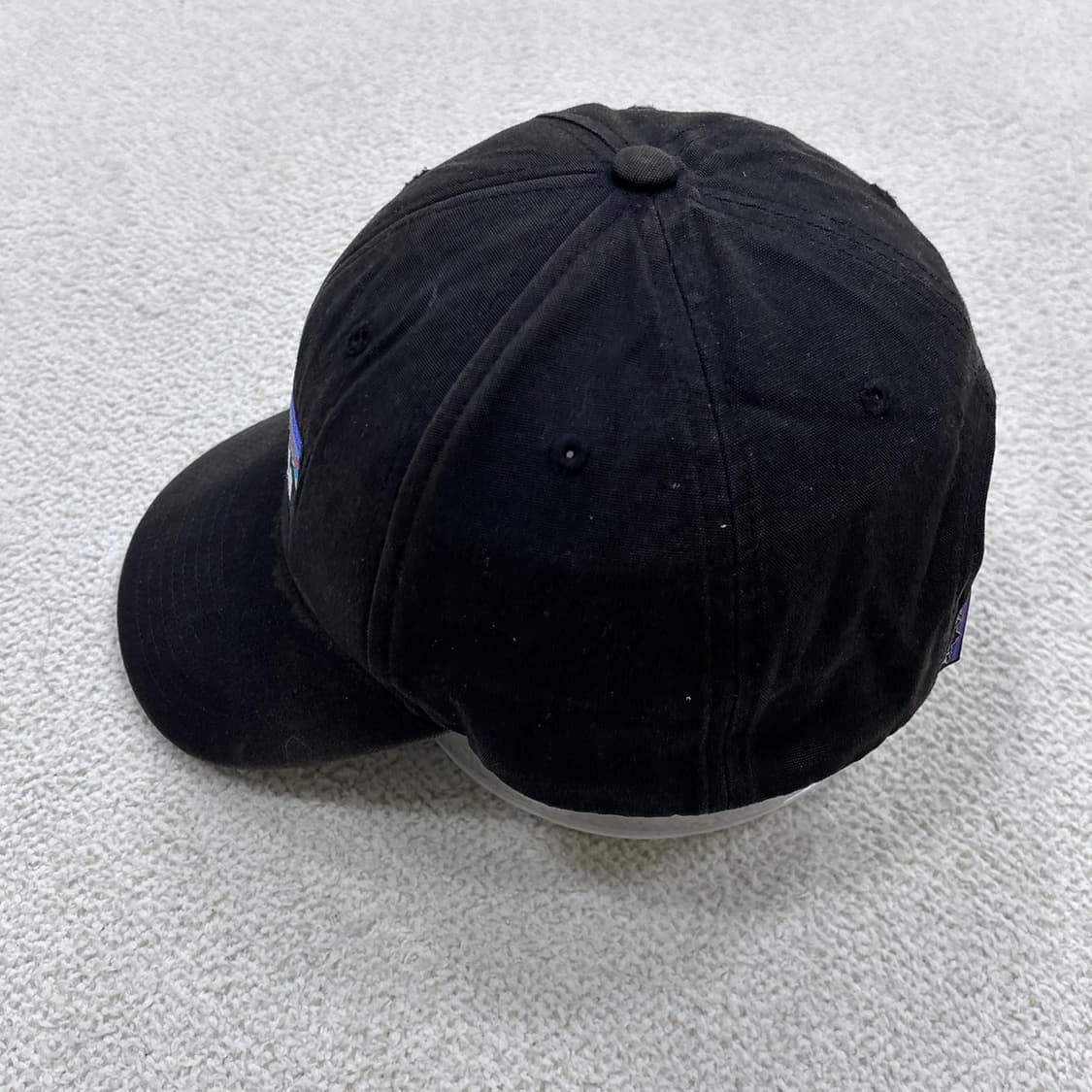 F 파타고니아 블랙 볼캡 (오염확인) 0406E 상품이미지2