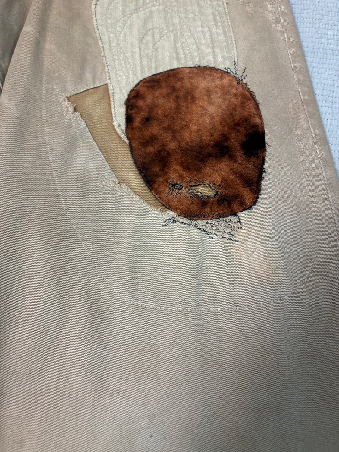 캐피탈 카츠라기 포트  배기 팬츠 베이지 M사이즈 상품이미지6