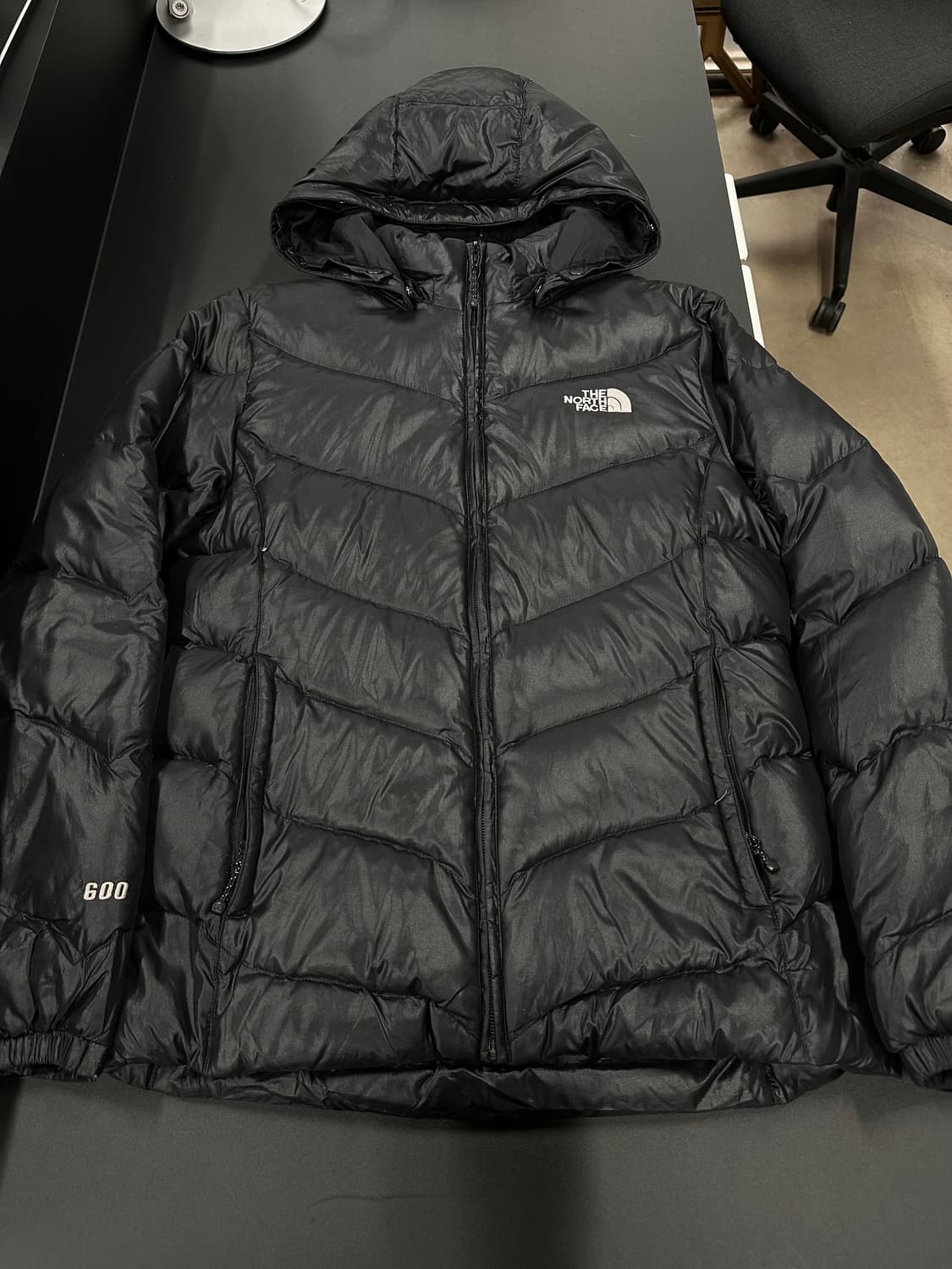 노스페이스 600 구스다운 패딩 블랙 상품이미지6