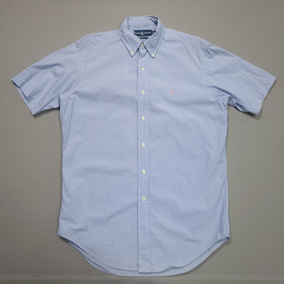 폴로 랄프로렌 반팔 체크 셔츠 s 상품이미지1