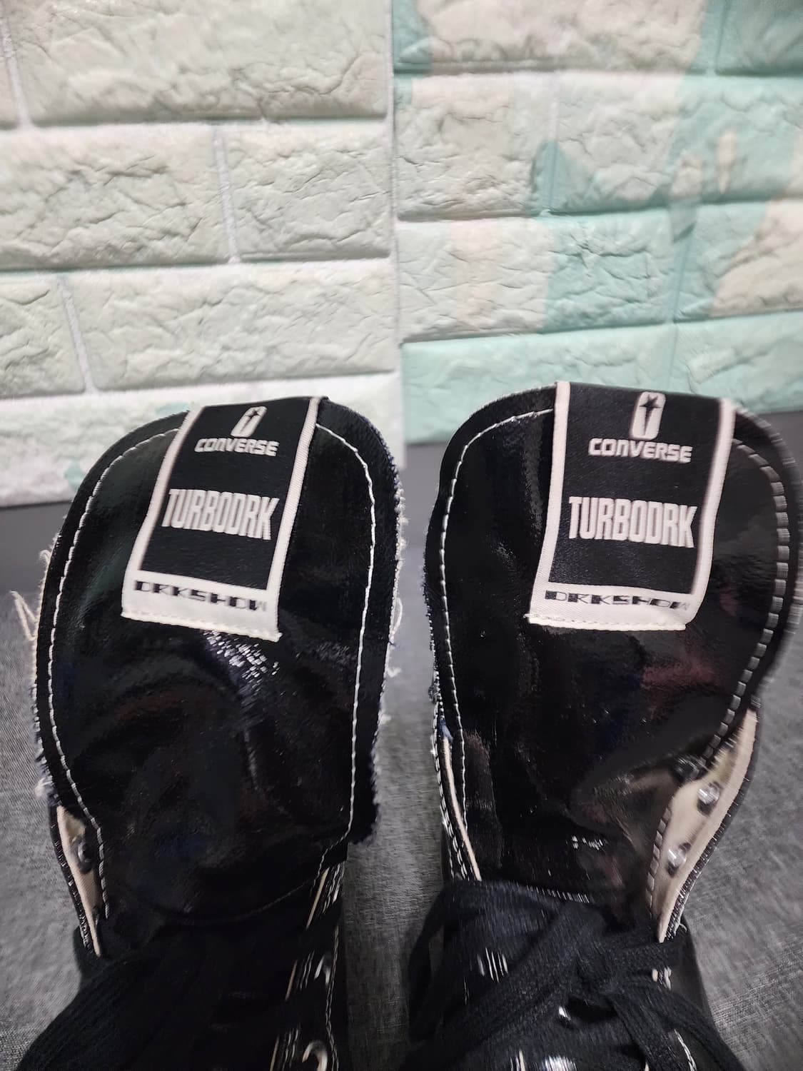 (285) 컨버스 릭오웬스 다크쉐도우 래커드데님 상품이미지3