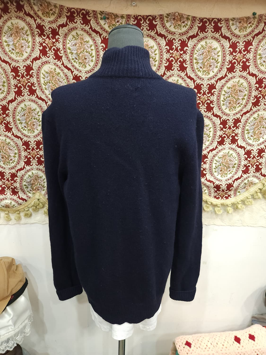 폴로 랄프로렌 램스울 반집업 니트
​
 상품이미지5