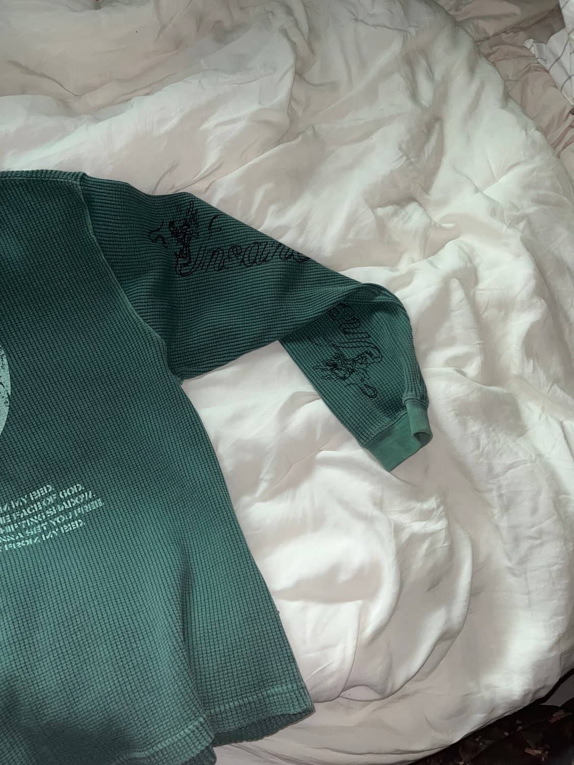 인세인개러지 와플 롱슬리브 1사이즈 상품이미지3