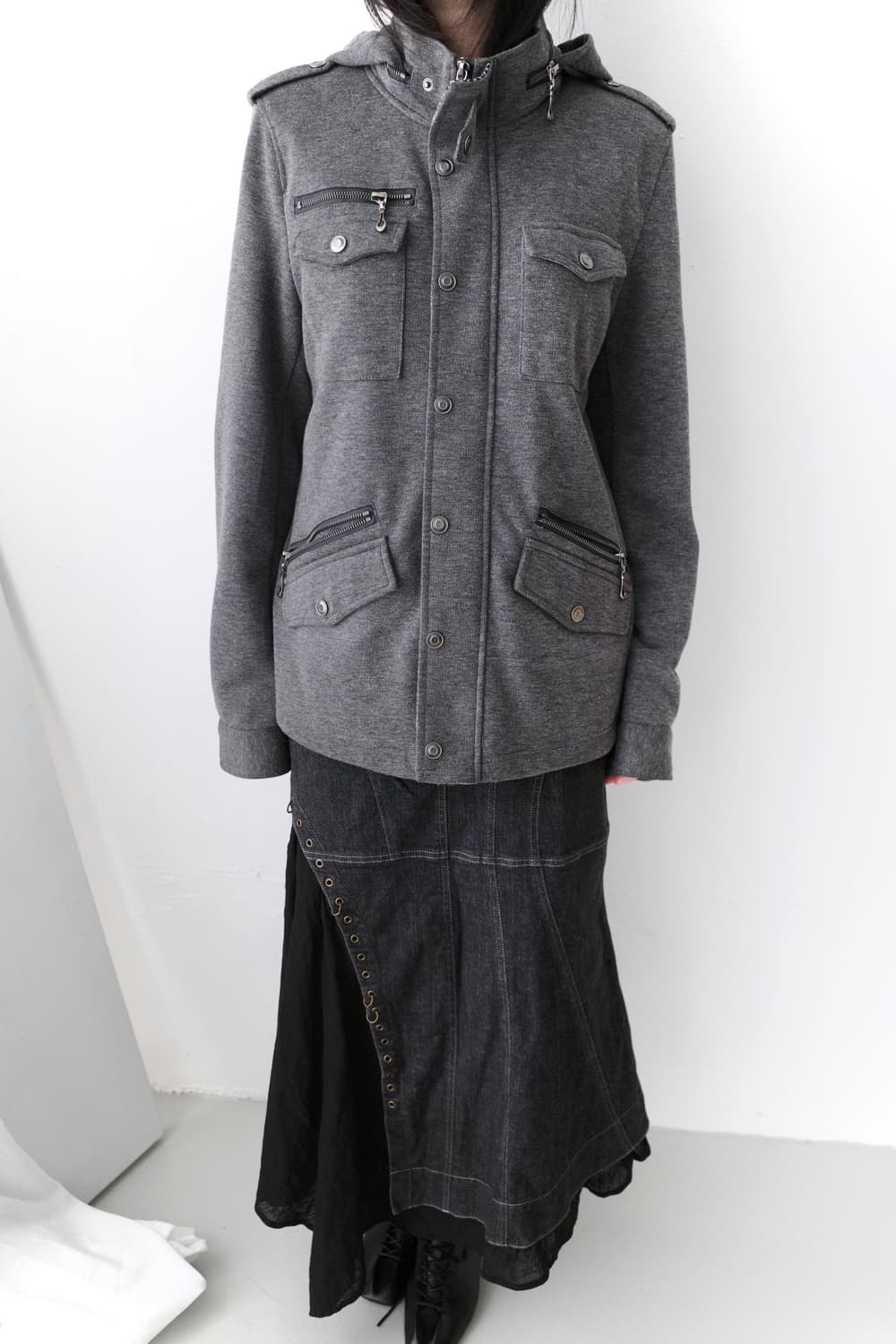 male&co) snap hood jacket  상품이미지6