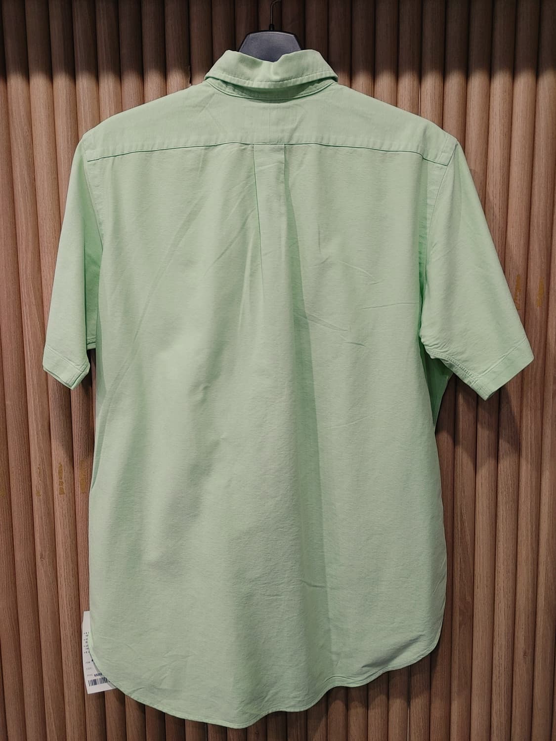 무배) 폴로 랄프로렌 로고 솔리드 반팔셔츠 - M 상품이미지4