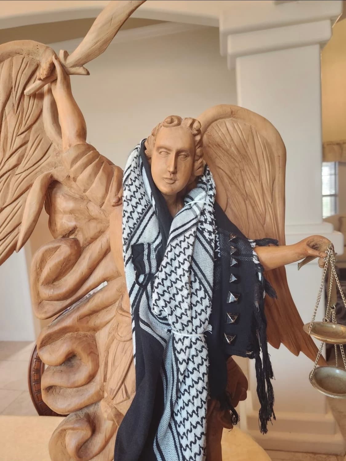 Undercover 언더커버 스터드 스카프 상품이미지1