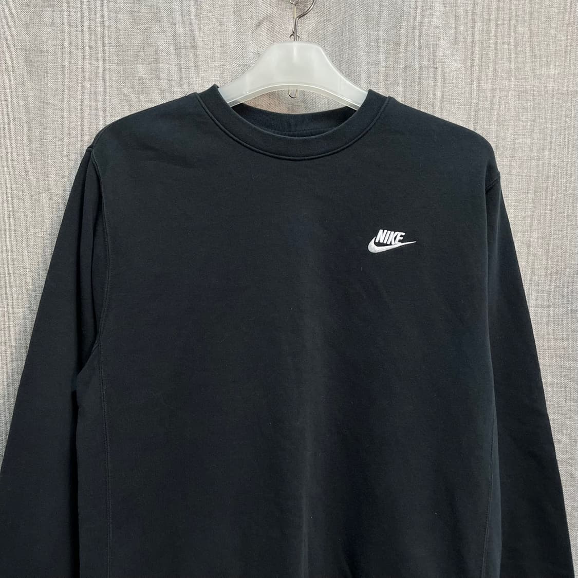 [M] 나이키 스우시 블랙 맨투맨 긴팔티셔츠 상품이미지3