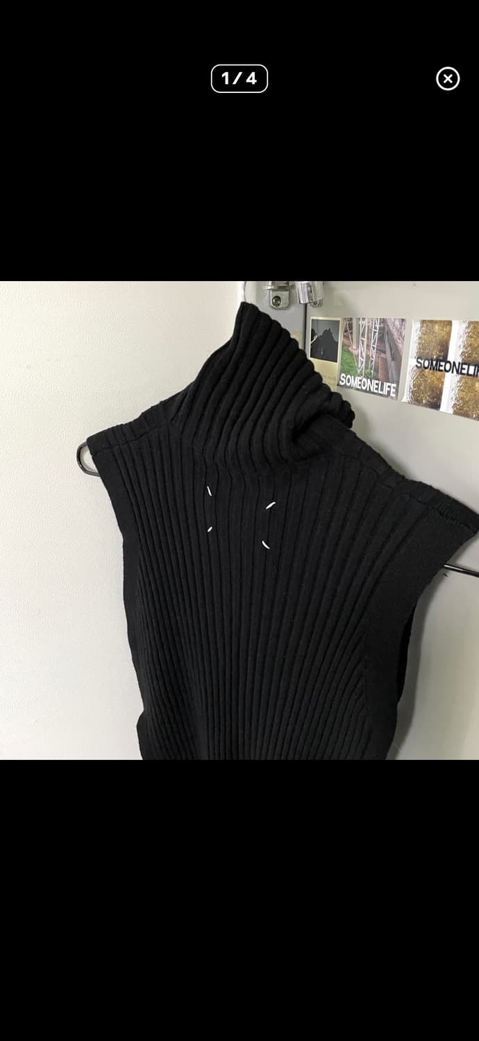 메종 마르지엘라 터틀넥 베스트 니트 (여성 가능) 상품이미지1