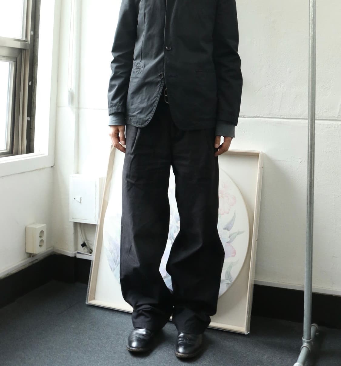 질샌더 블랙 트라우저  상품이미지2