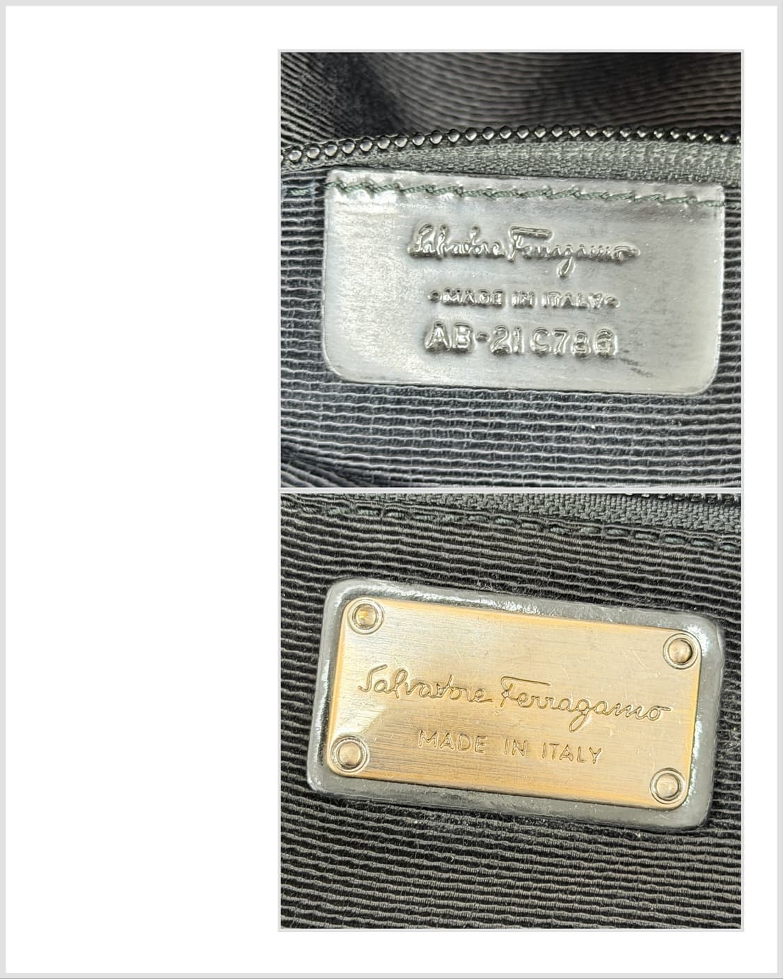 페라가모 바라보우 나일론 셔링 호보백 상품이미지8