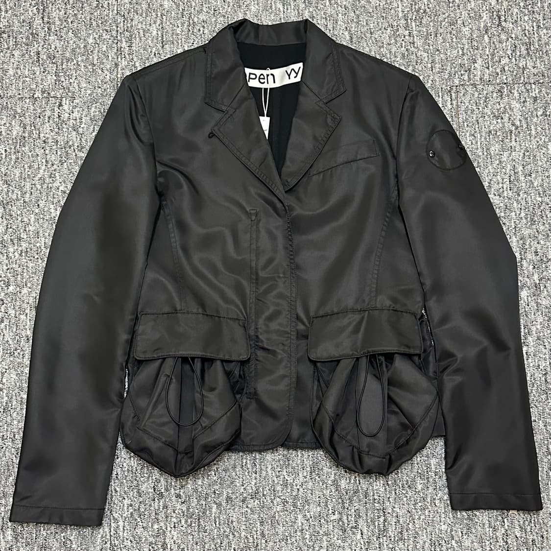 택 있음0) Open yy 오픈와이와이 PATCH 패치 포켓 집업 자켓 상품이미지2