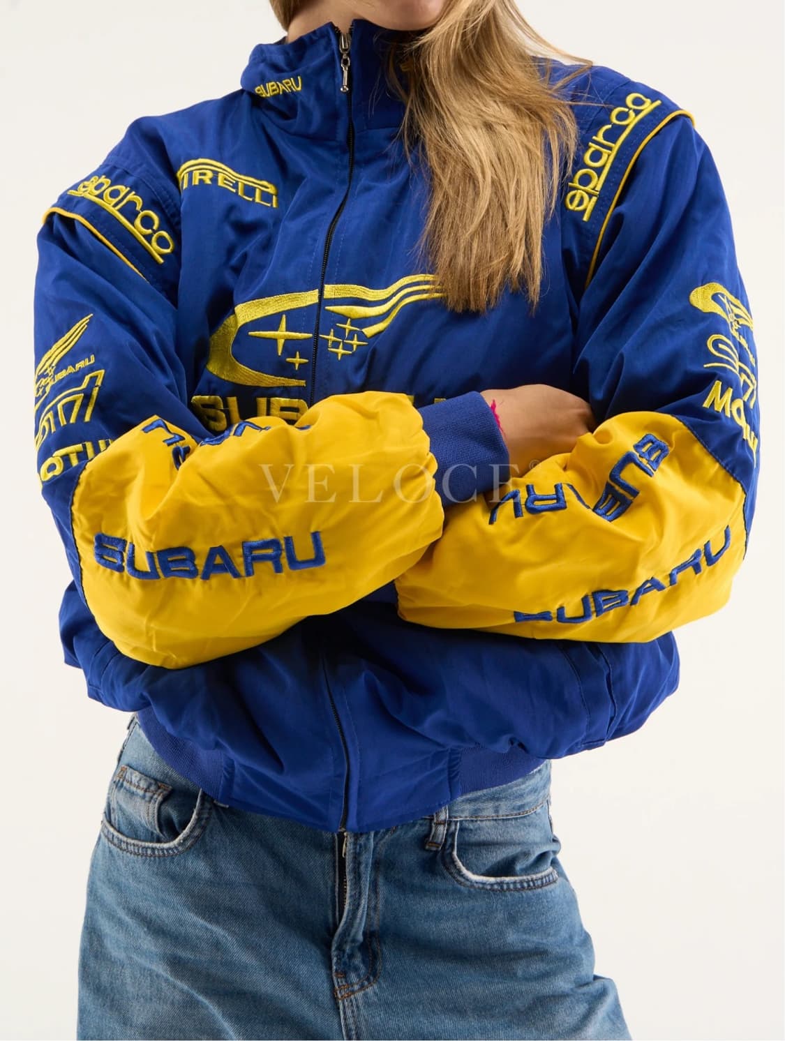 스바루 바이크 자켓 빈티지 스트릿 올드스쿨 점퍼 상품이미지3
