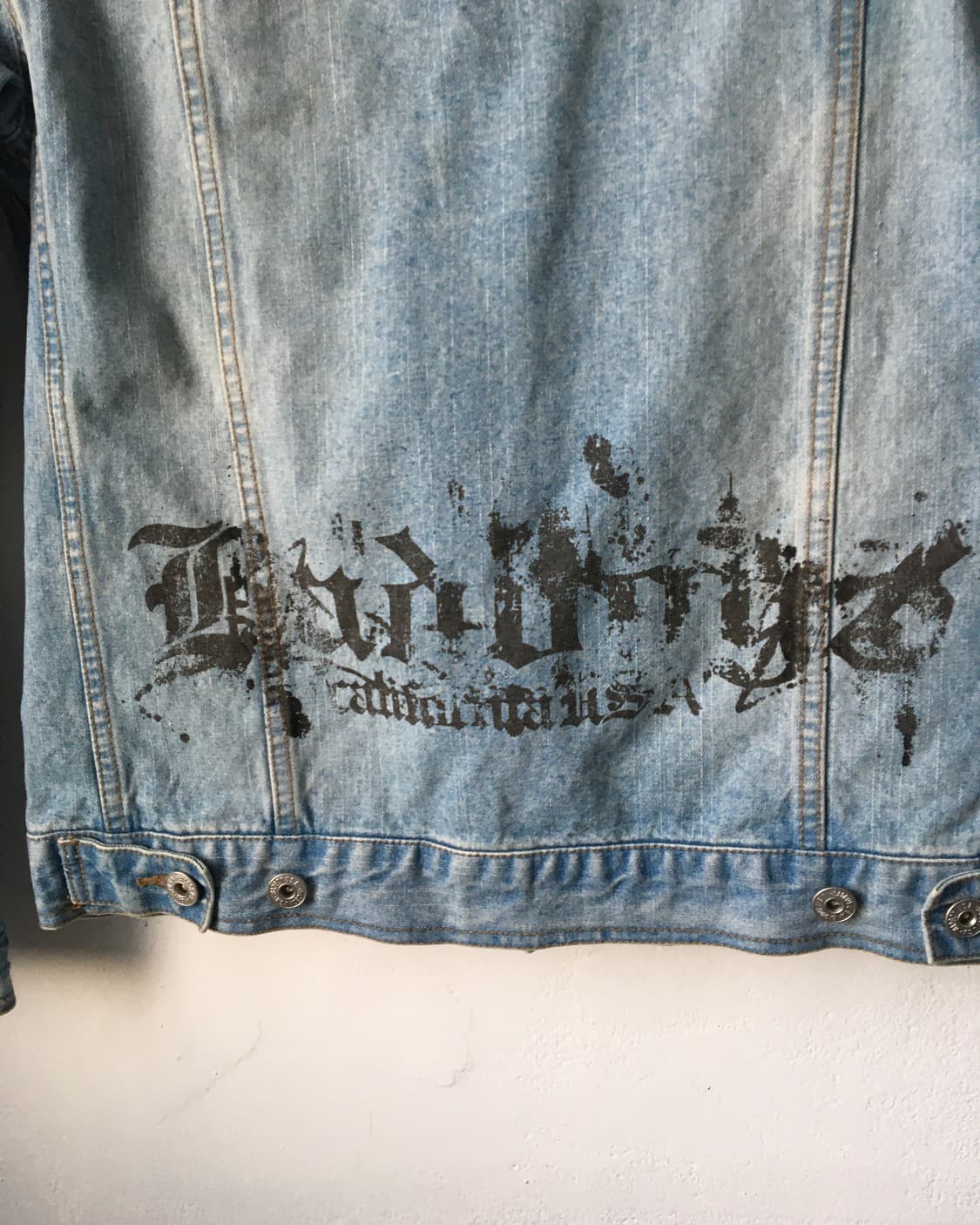 Bad boy grunge mood denim jacket 상품이미지3