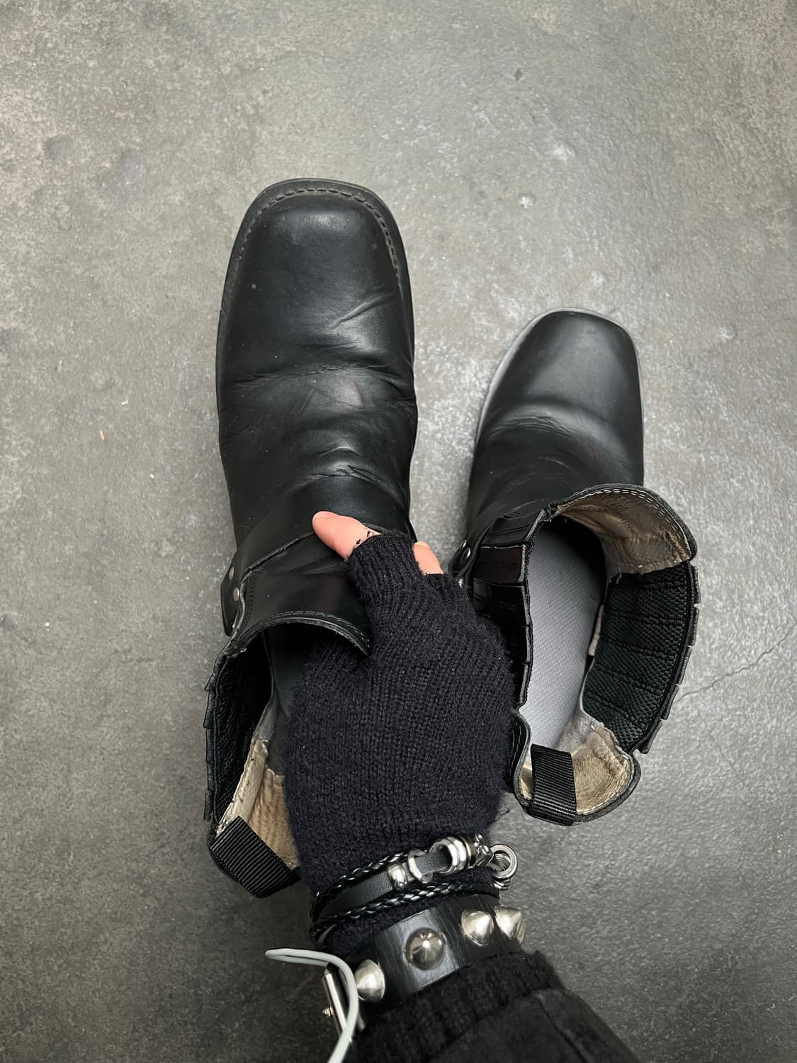 90s vintage harness chunky boots 상품이미지3