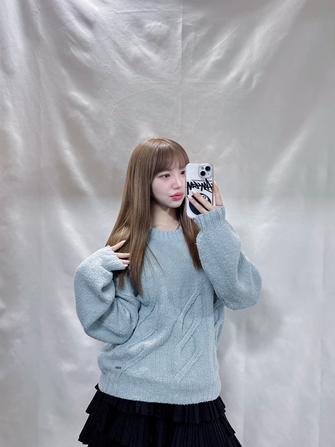 홀리스터 민트 오버핏 니트  상품이미지1