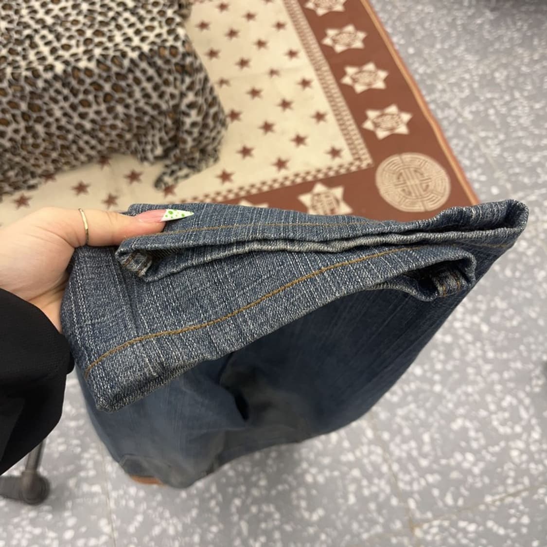 리바이스 559 빈티지 디스트로이드 워싱 데님팬츠 36인치 C09161 상품이미지8