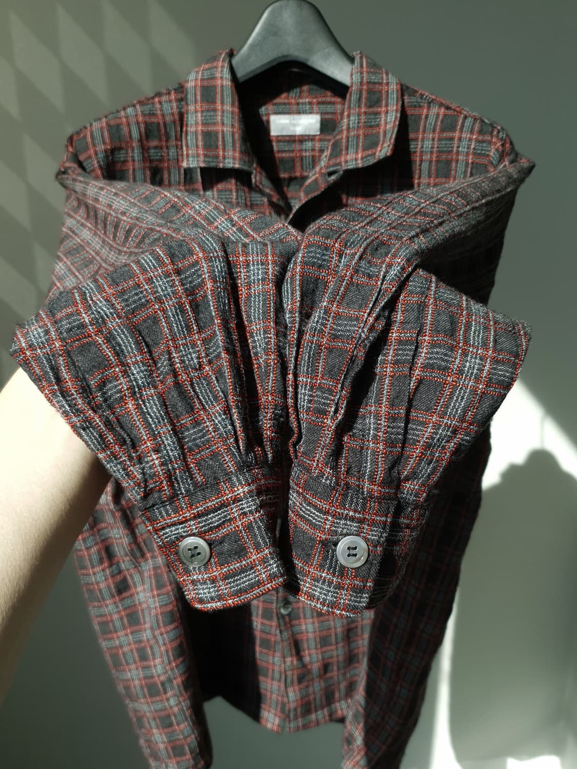 AD1997Comme Des garcons Wool Check shirt 상품이미지8