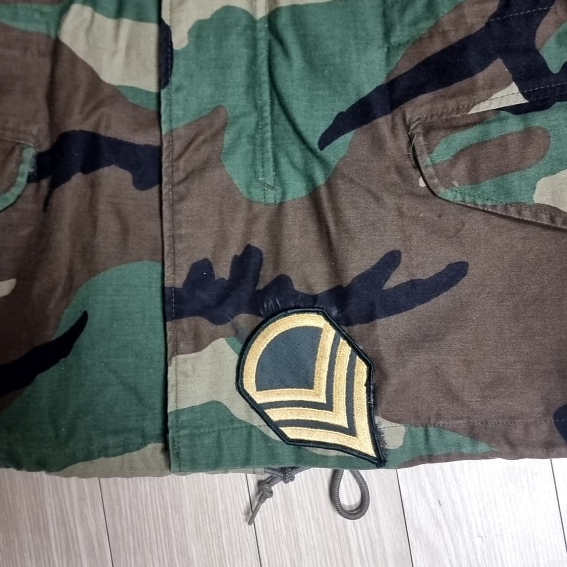 미군 오리지널 우드랜드 카모 M65 필드 자켓(스몰숏) 상품이미지3