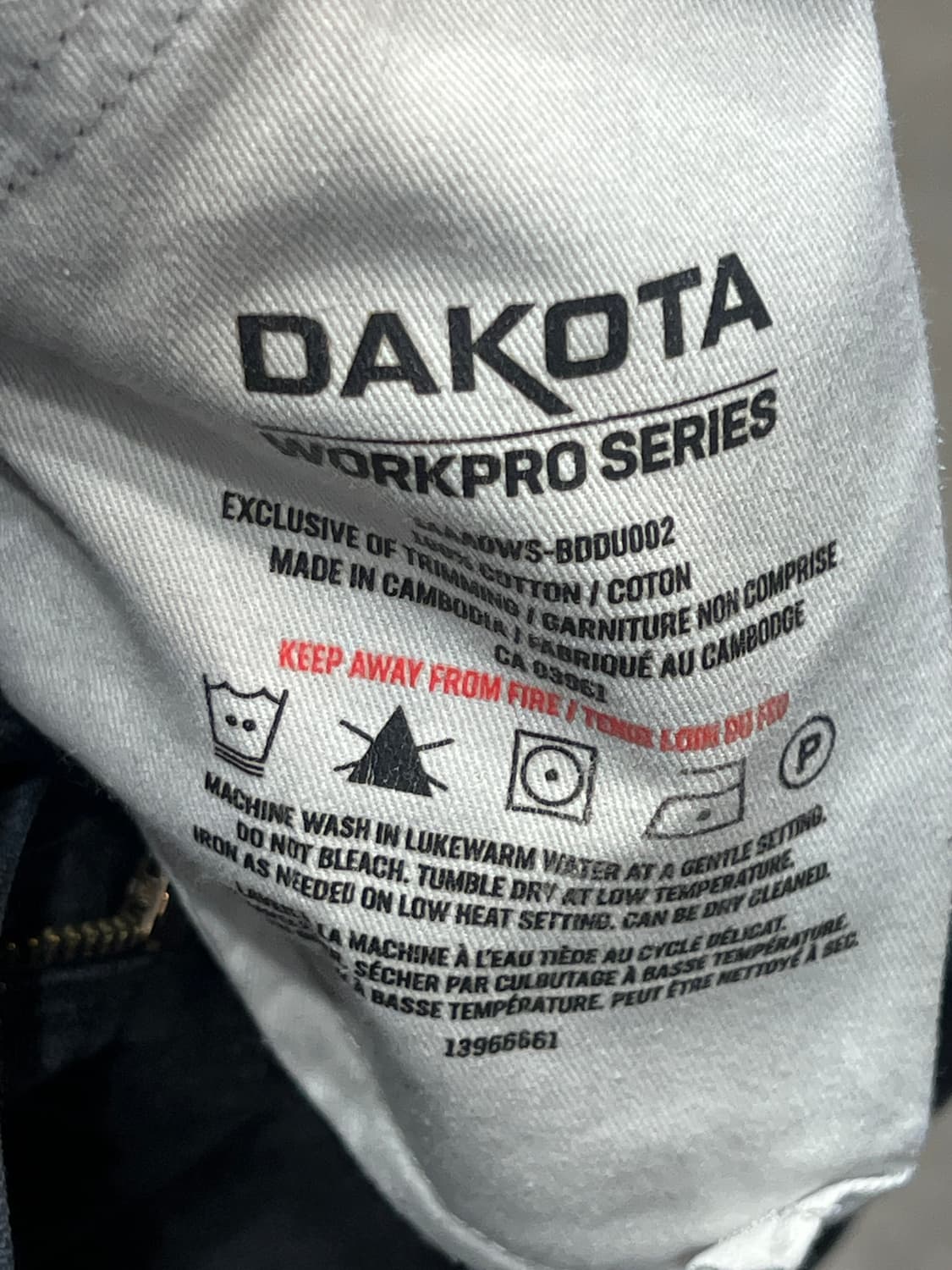 DAKOTA 더블니 워크팬츠 블랙 상품이미지8