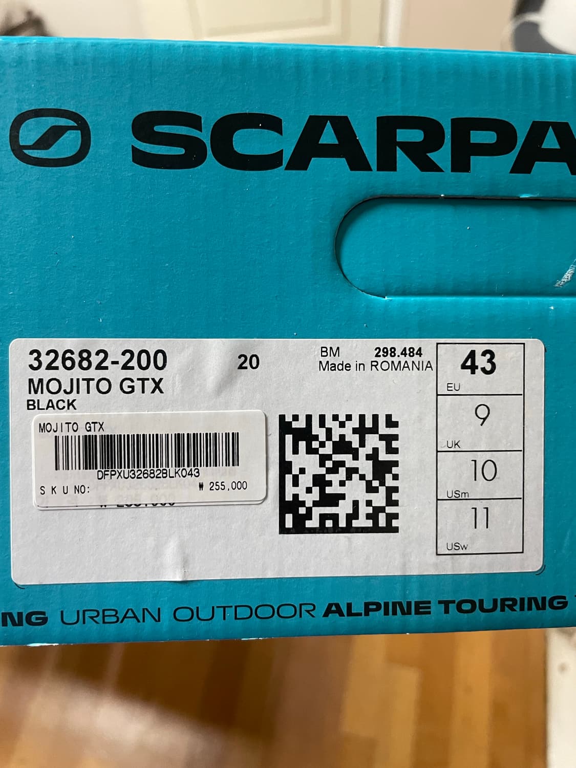 스카르파 모히토 GTX 블랙 43 상품이미지7