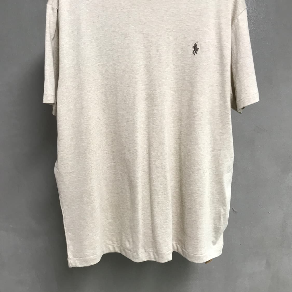 폴로 랄프로렌 QR 반팔 티셔츠 베이지 L 상품이미지3