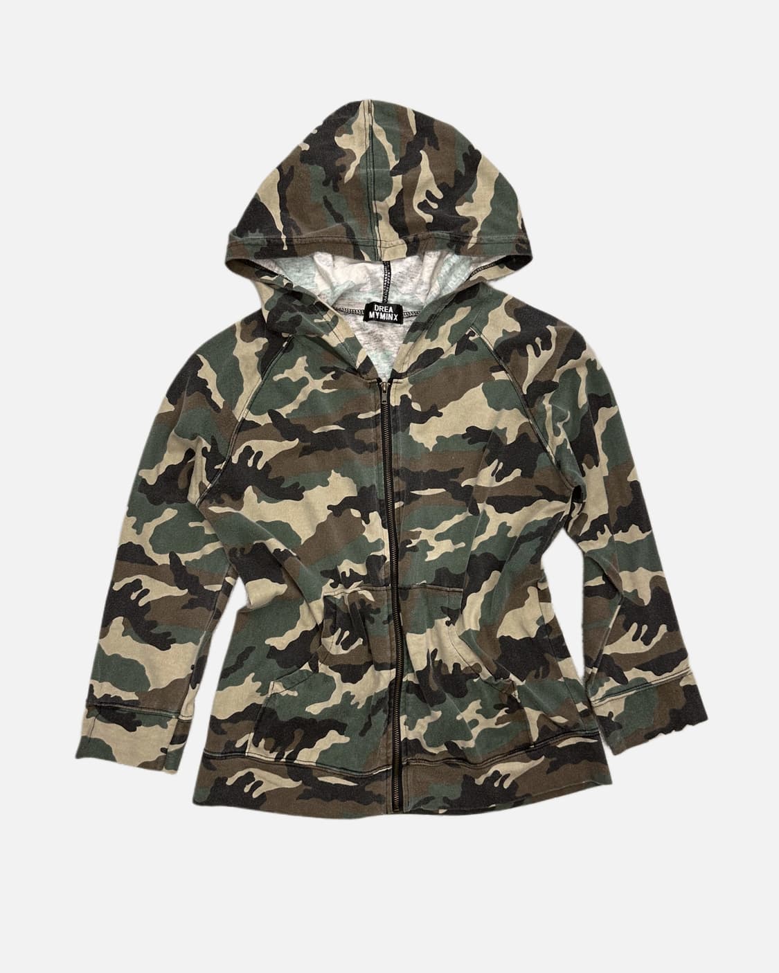 DREA MY MINX camo pattern hood zip-up 상품이미지1