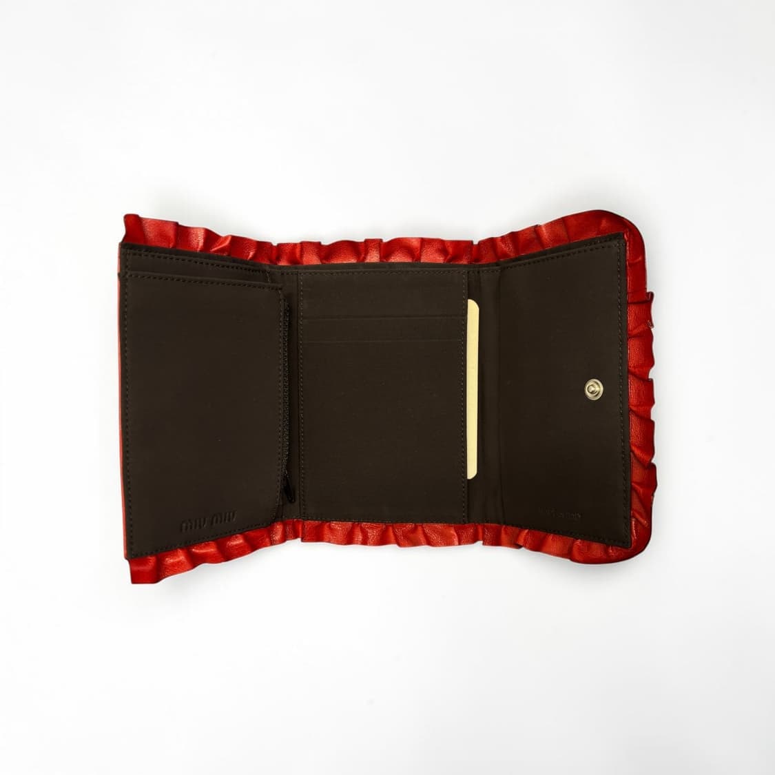 MIU MIU archive frill leather wallet 상품이미지2