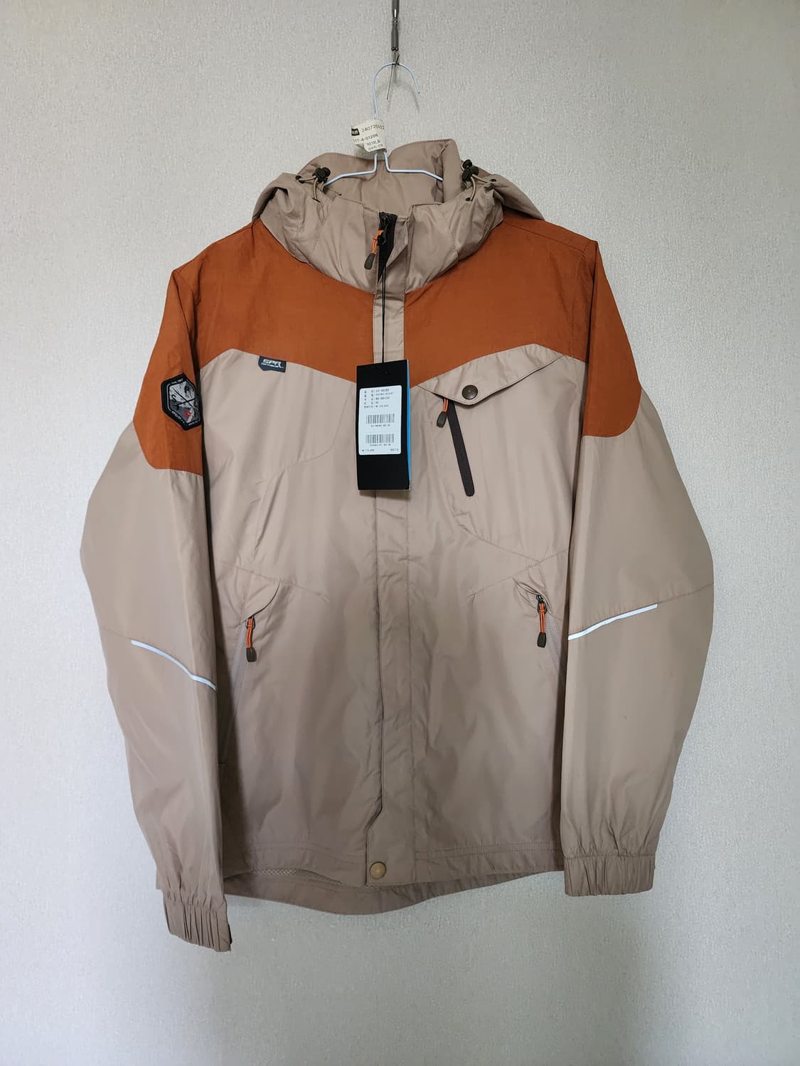 새상품)스펠러 등산 자켓 베이지/오렌지 상품이미지1