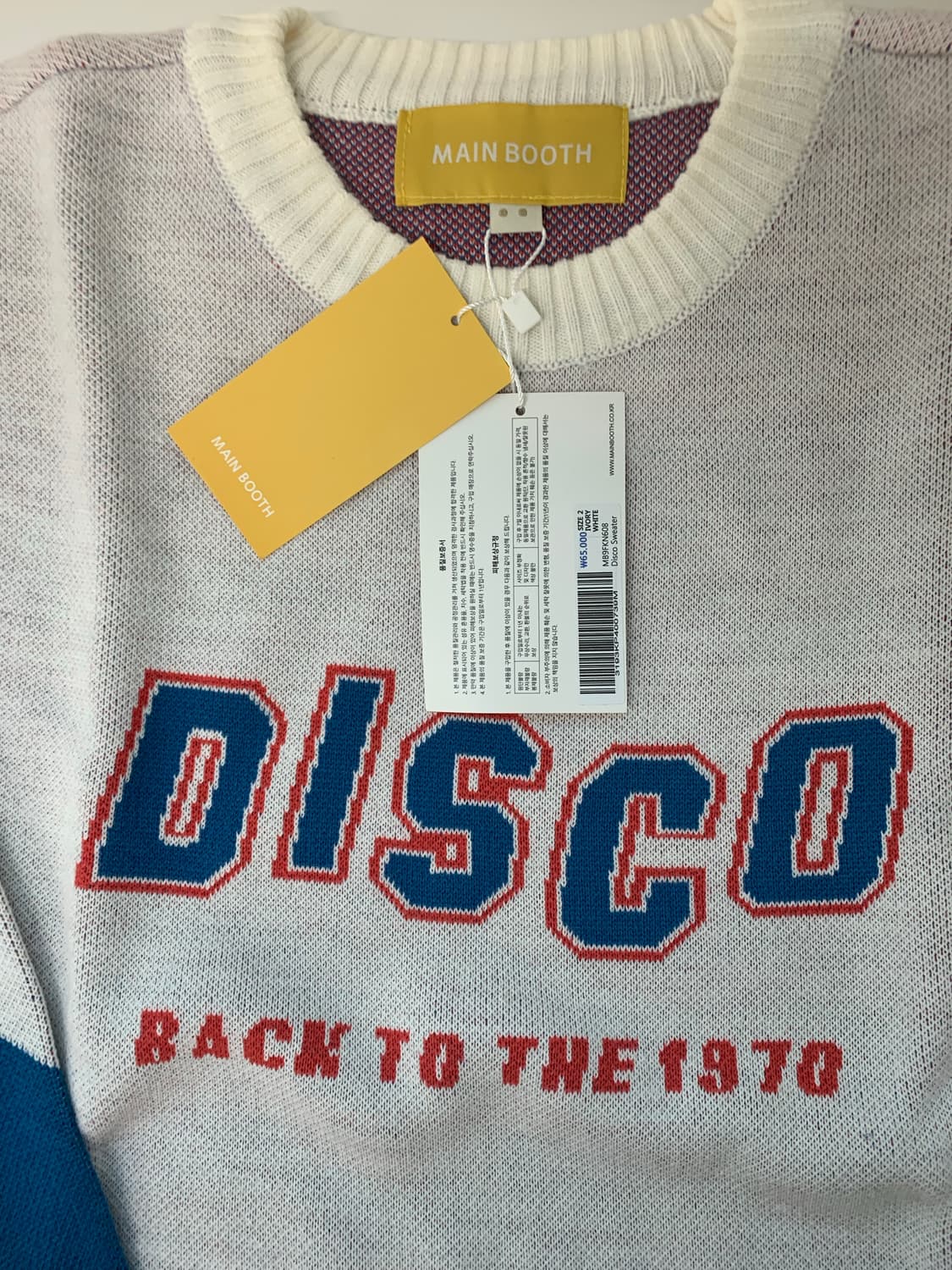 MAIN BOOTH DISCO SWEATER SIZE 2 상품이미지4