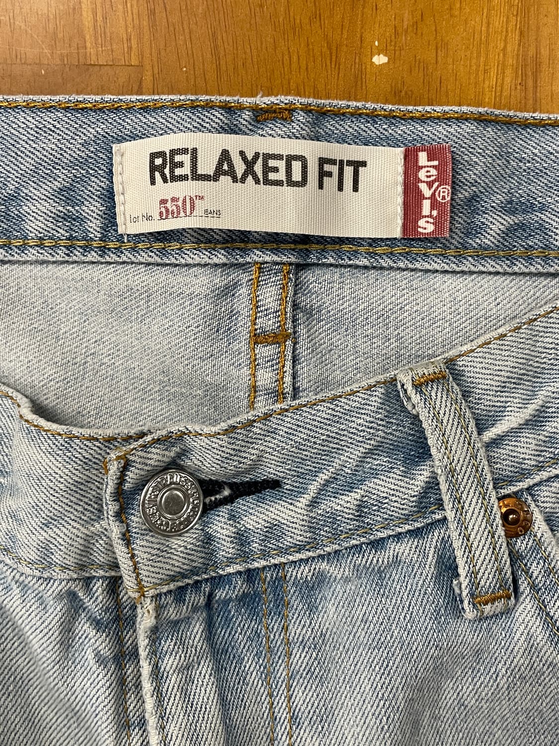 Levi's 550 연청 데님 팬츠  상품이미지7