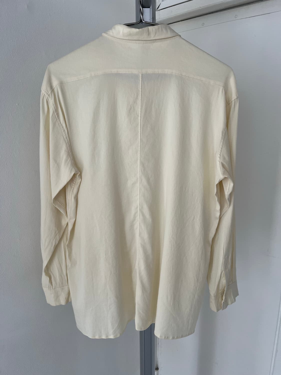 yellow silk shirt 상품이미지4