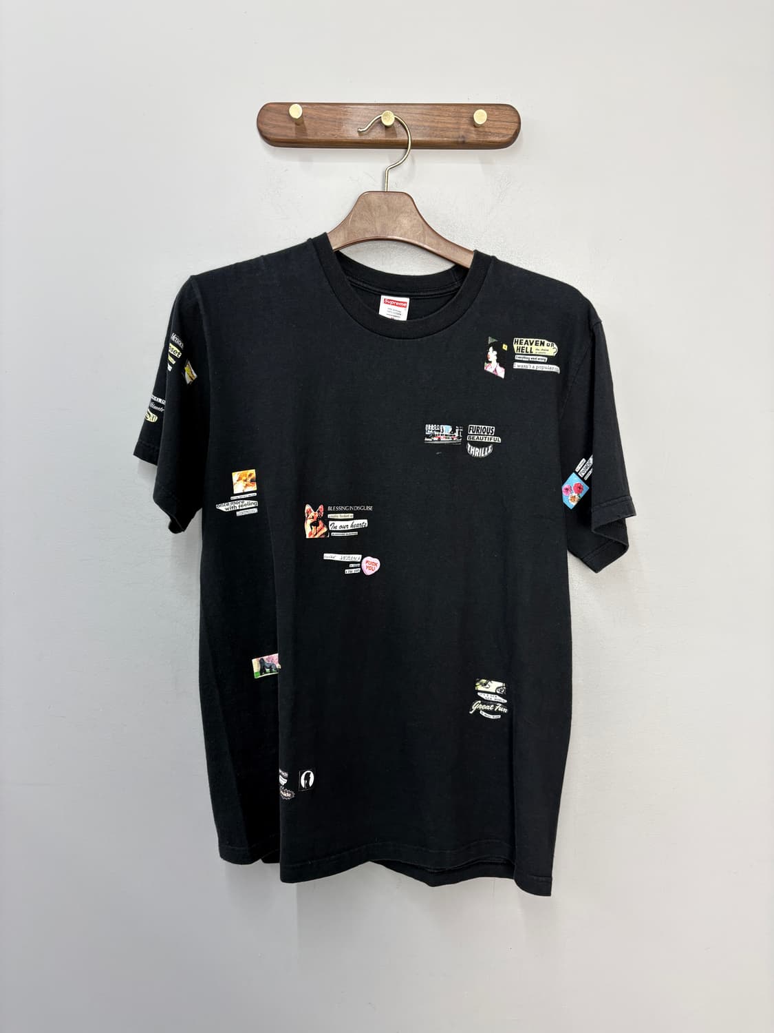 슈프림 24ss up-set 블랙 반팔 A3664 상품이미지2