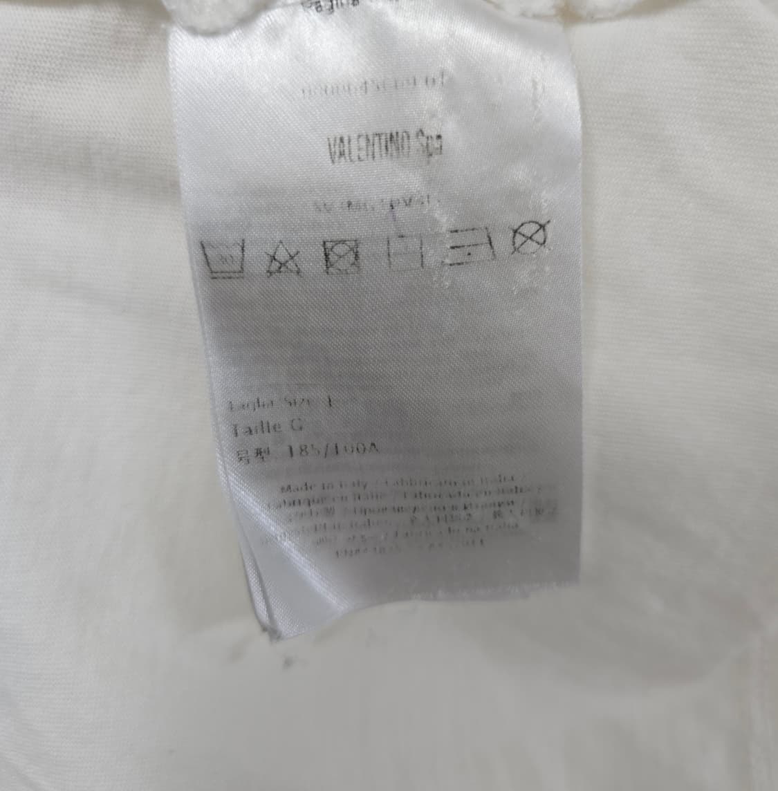 발렌티노 VLNT 반팔 티셔츠 L사이즈 100 판매 상품이미지4