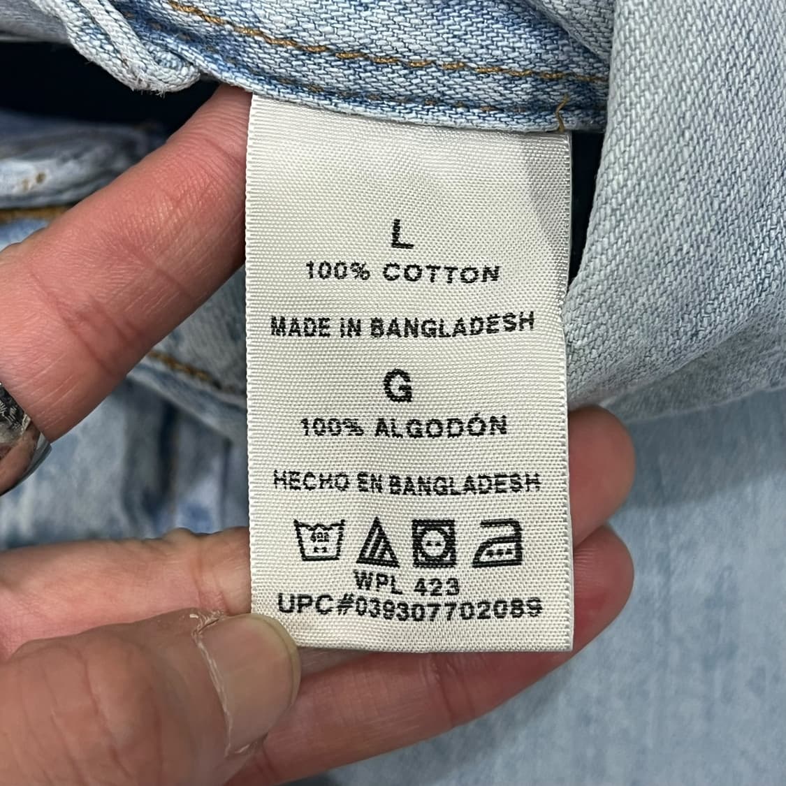 리바이스 투포켓 데님셔츠 s08062 상품이미지8