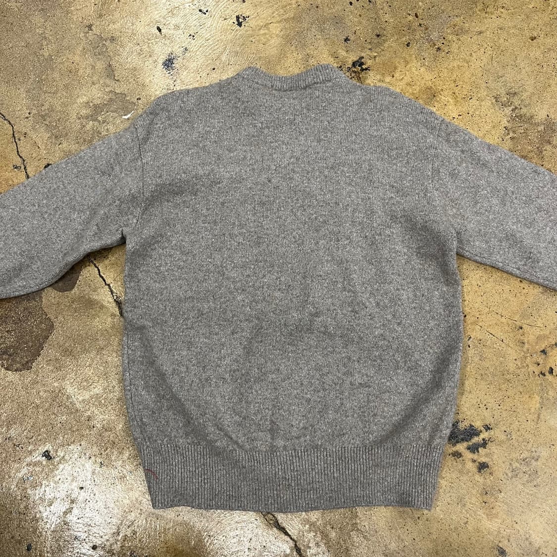 [정품/L] 입생로랑 빈티지 아가일 니트 스웨터 b17 상품이미지4