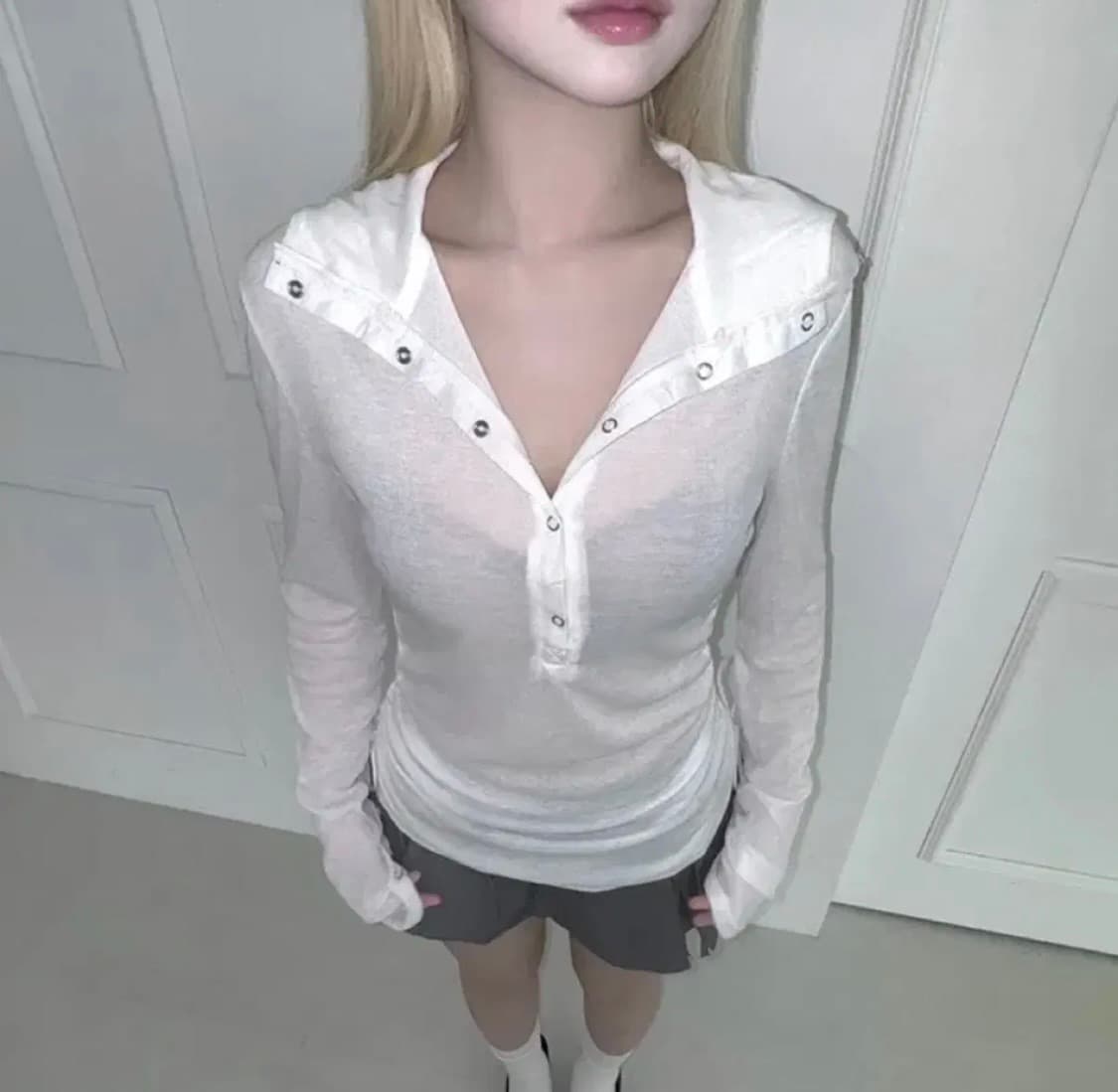 셔링 후디탑 상품이미지2