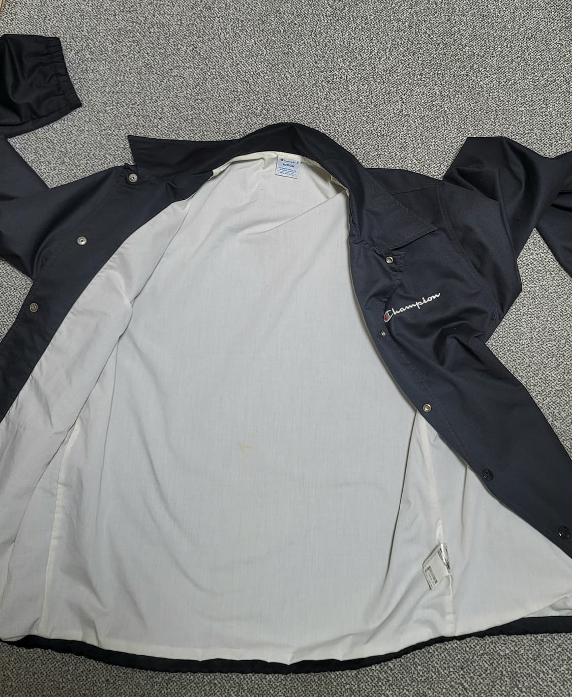 챔피온 리버스위브 코치자켓 블랙  M 상품이미지6