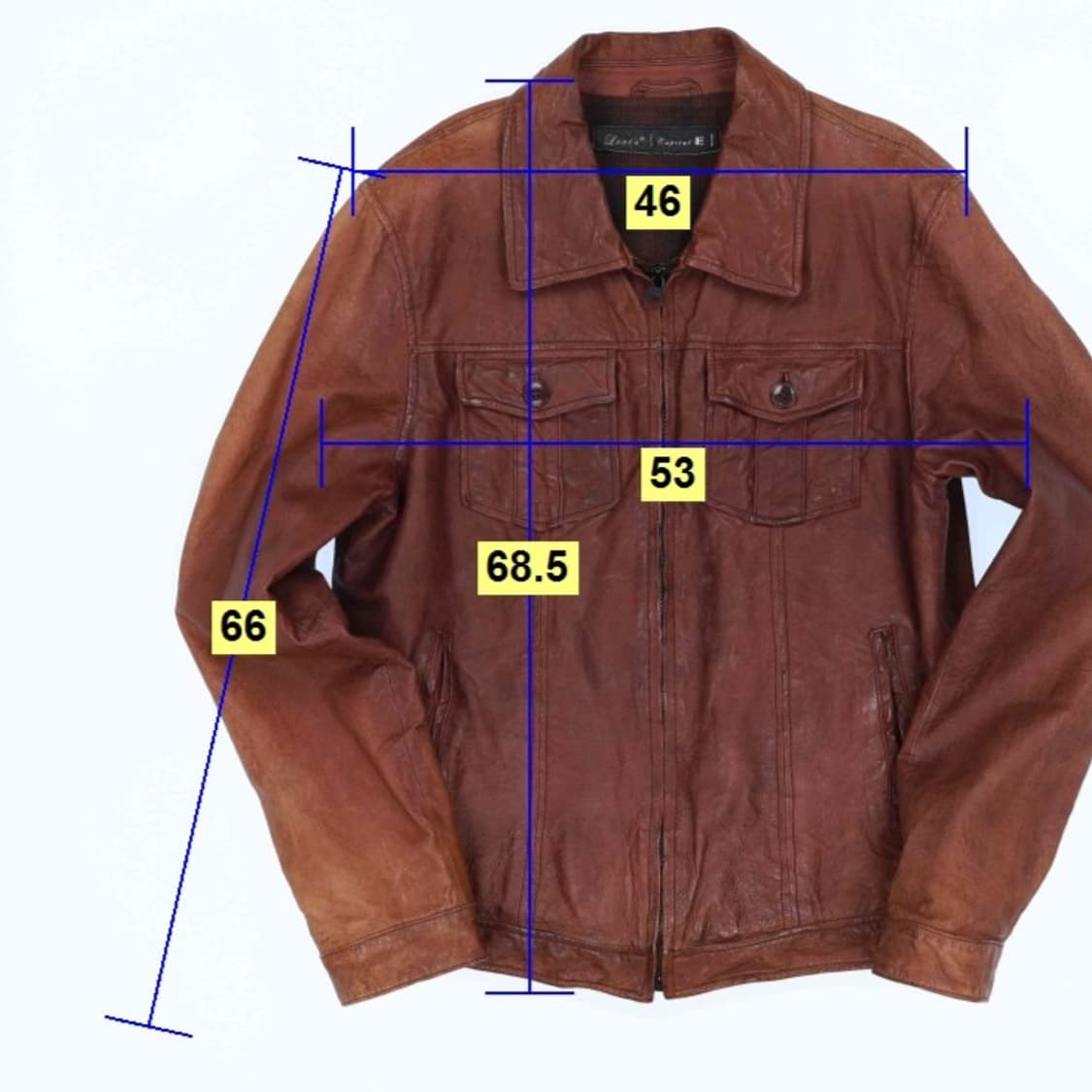 M 리바이스 빈티지 캐피탈 E 레더 가죽 자켓 4163 상품이미지10