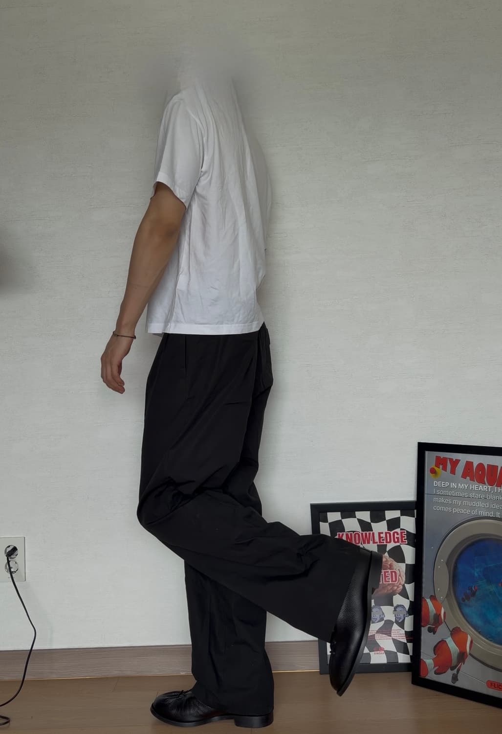 Aieul Pess Trousers Black (50) 상품이미지4