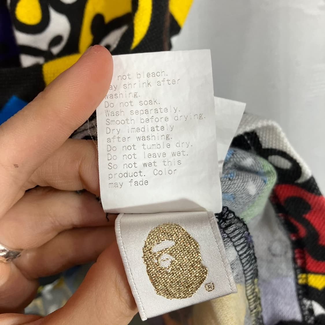 베이프 베이비 마일리노 반팔 카라티 상품이미지7