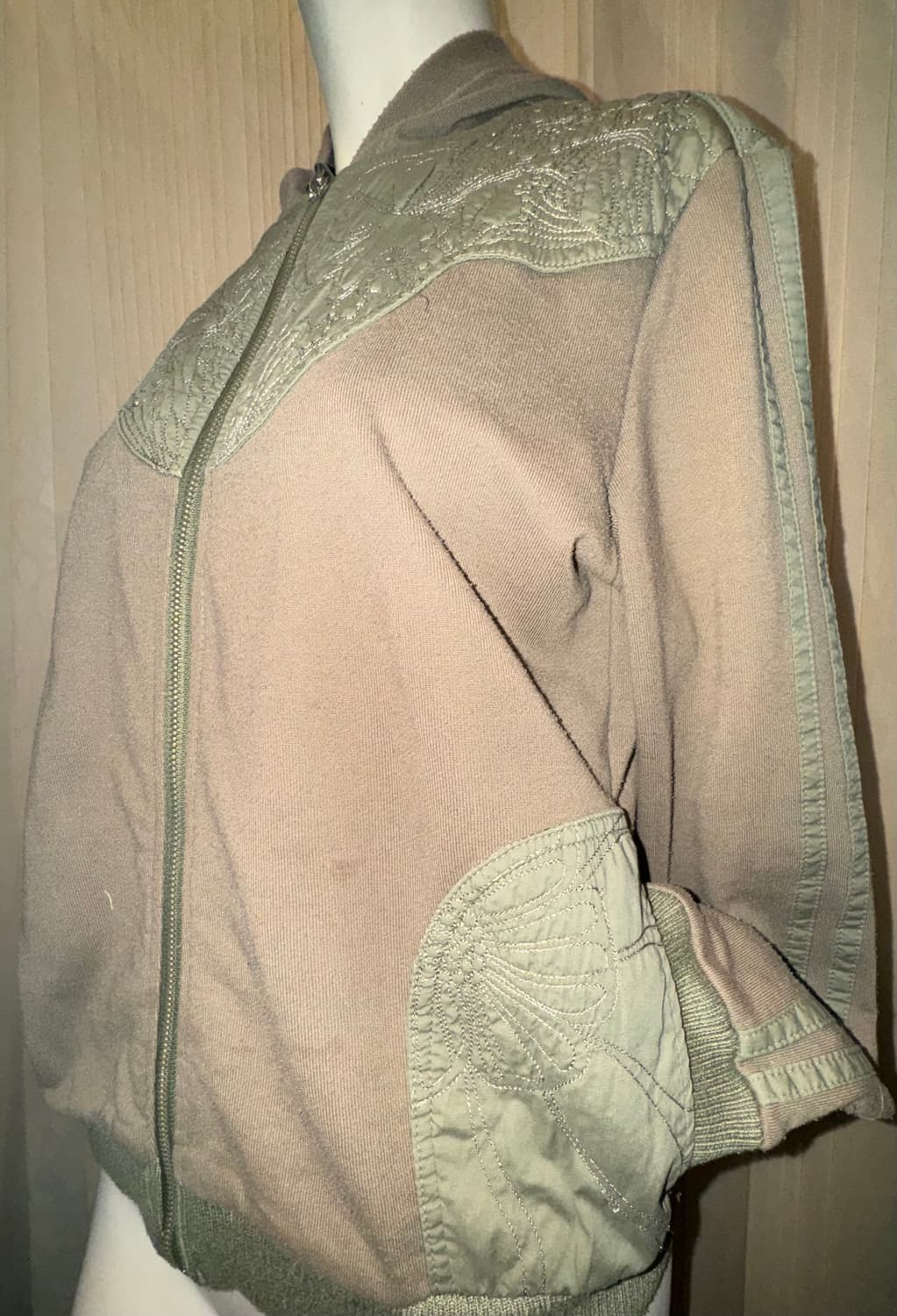 택포) 플라워 패턴 빈티지 후드집업 상품이미지2